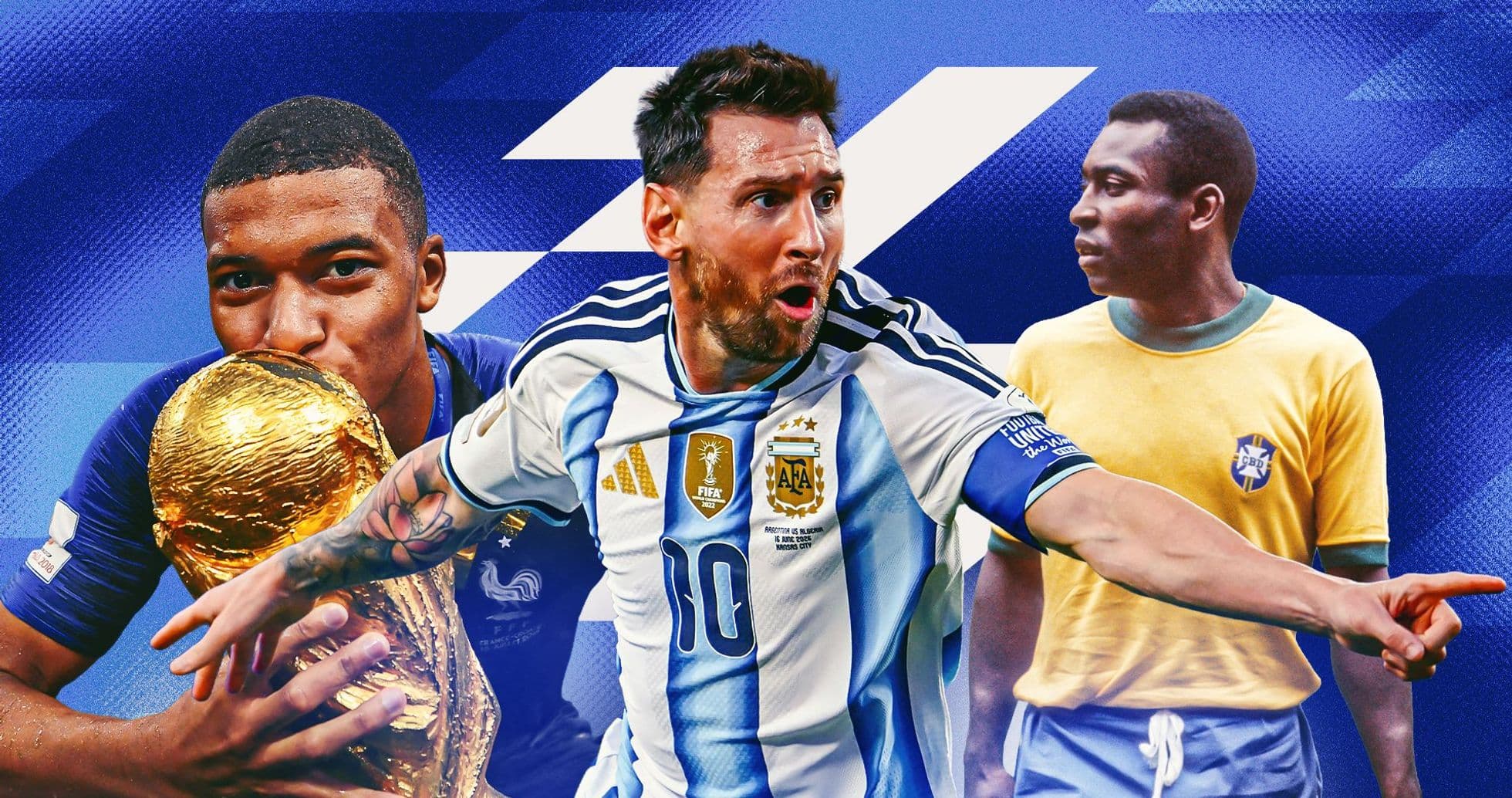 Los 10 mejores jugadores en la historia de la Copa del Mundo: Messi, Pelé, Mbappé y más
