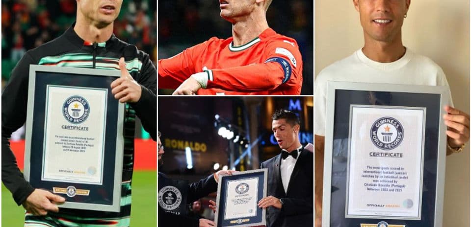 CR7 y sus Récords Guinness: Todos los Logros de Cristiano Ronaldo