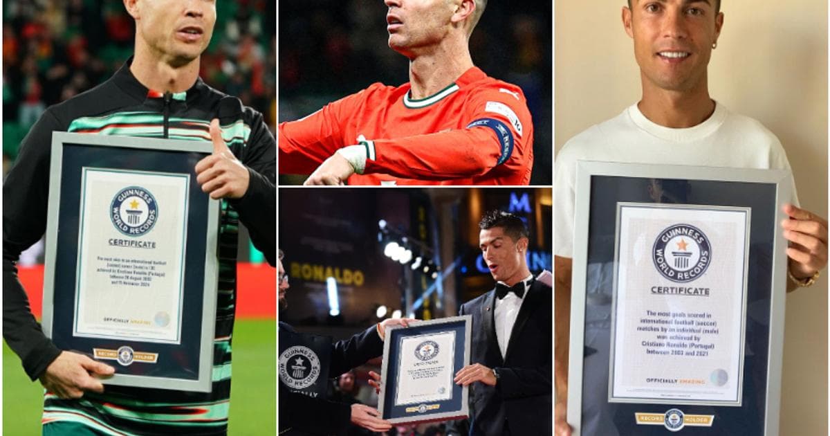 CR7 y sus Récords Guinness: Todos los Logros de Cristiano Ronaldo