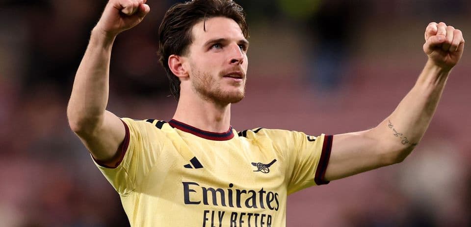 Declan Rice firmará un contrato a largo plazo con Arsenal igualando el salario más alto del club junto a Bukayo Saka