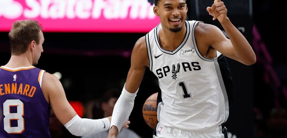 Spurs favoritos para ganar el título NBA; Victor Wembanyama domina encuesta de gerentes generales para la temporada 2026-27