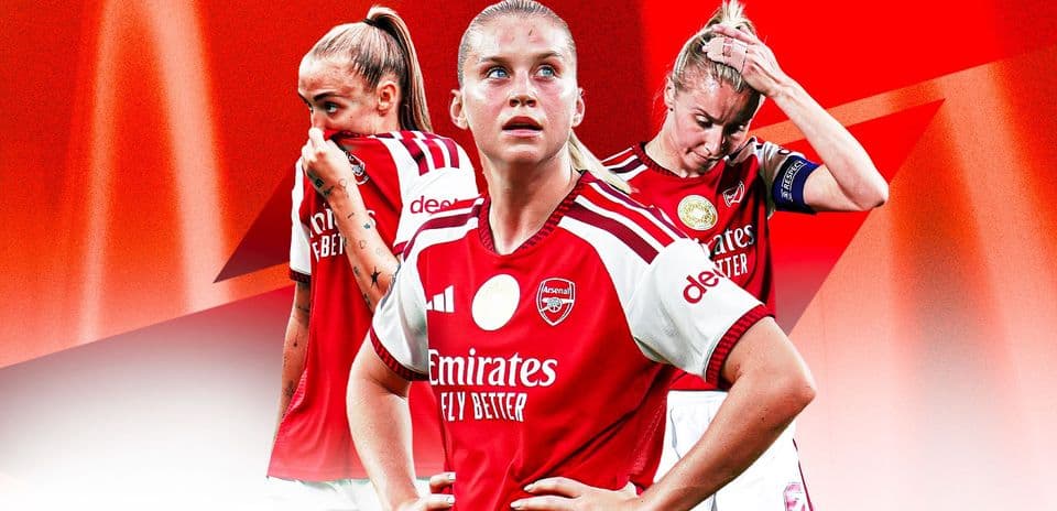 Arsenal en riesgo de perder sus opciones al título de la WSL tras un inicio decepcionante