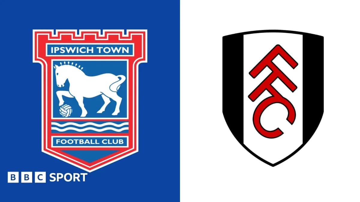 Logos de Ipswich Town y Fulham FC Logos de Ipswich Town y Fulham FC