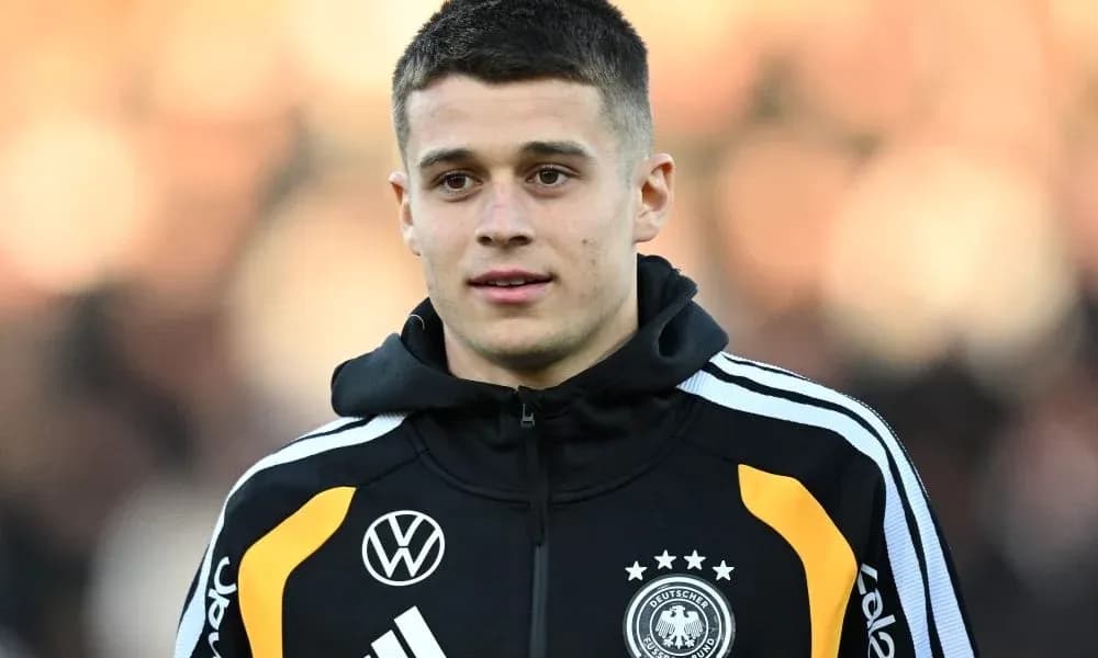 Jugador de Alemania en entrenamiento antes del partido Jugador de Alemania en entrenamiento antes del partido