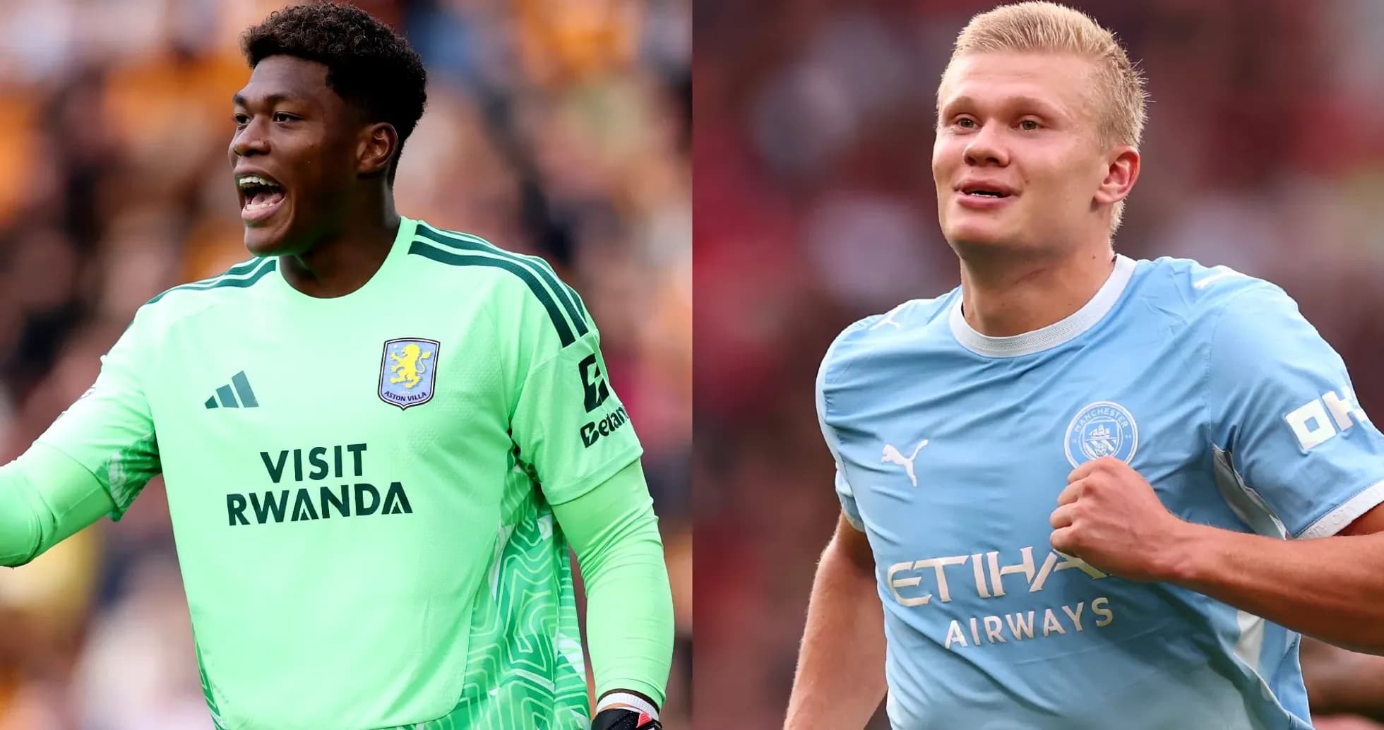 Portero de Aston Villa y jugador de Manchester City Portero de Aston Villa y jugador de Manchester City