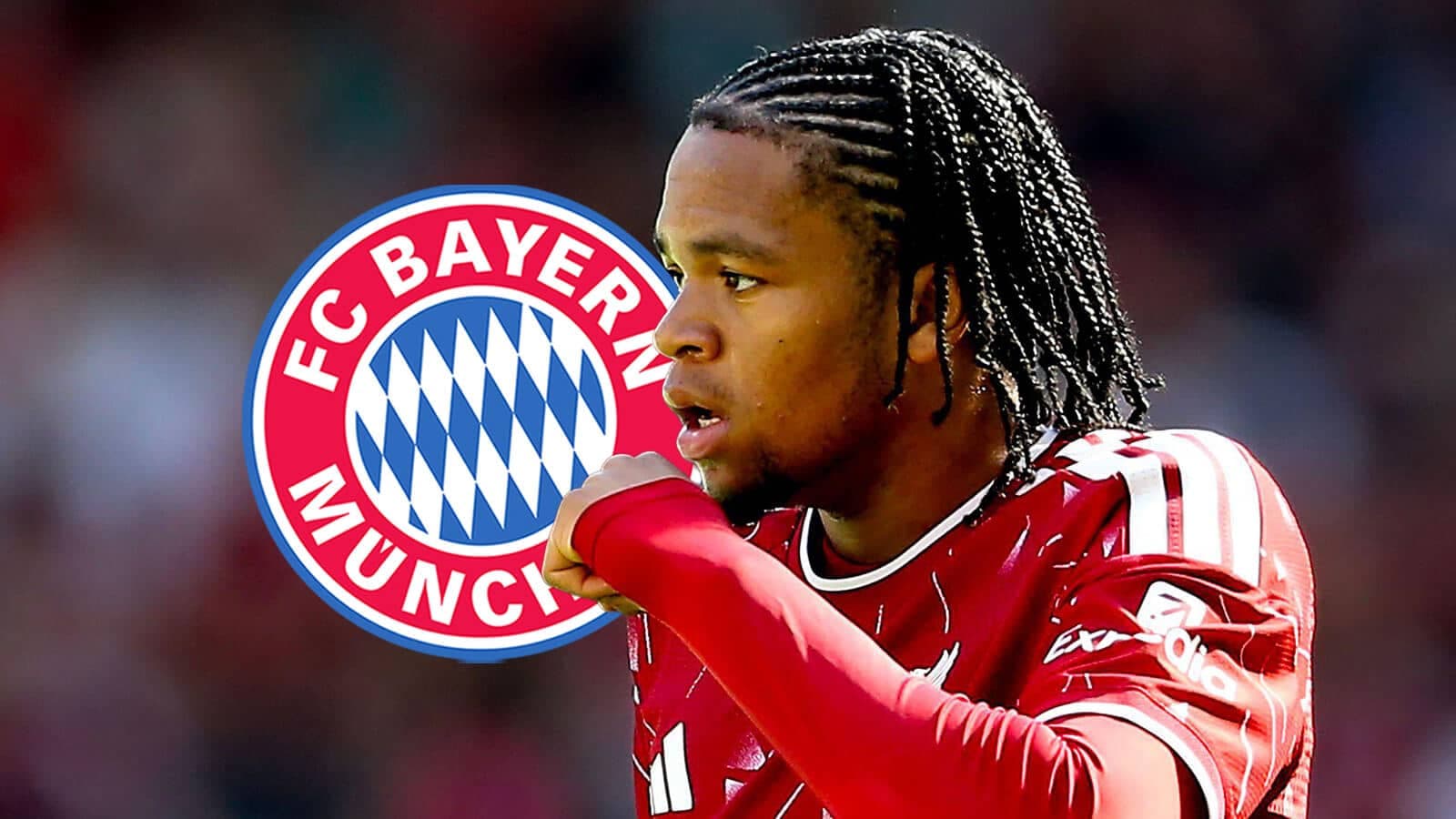 Jugador de Bayern Múnich en acción durante un partido Jugador de Bayern Múnich en acción durante un partido