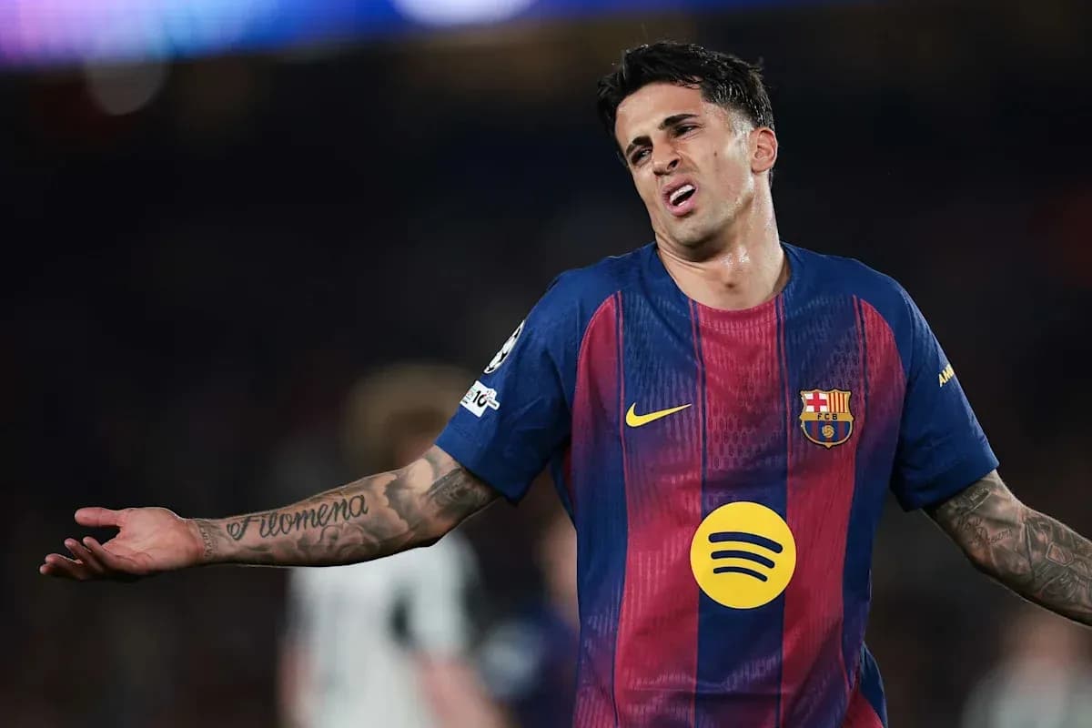 Jugador de Barcelona expresando frustración en el partido Jugador de Barcelona expresando frustración en el partido