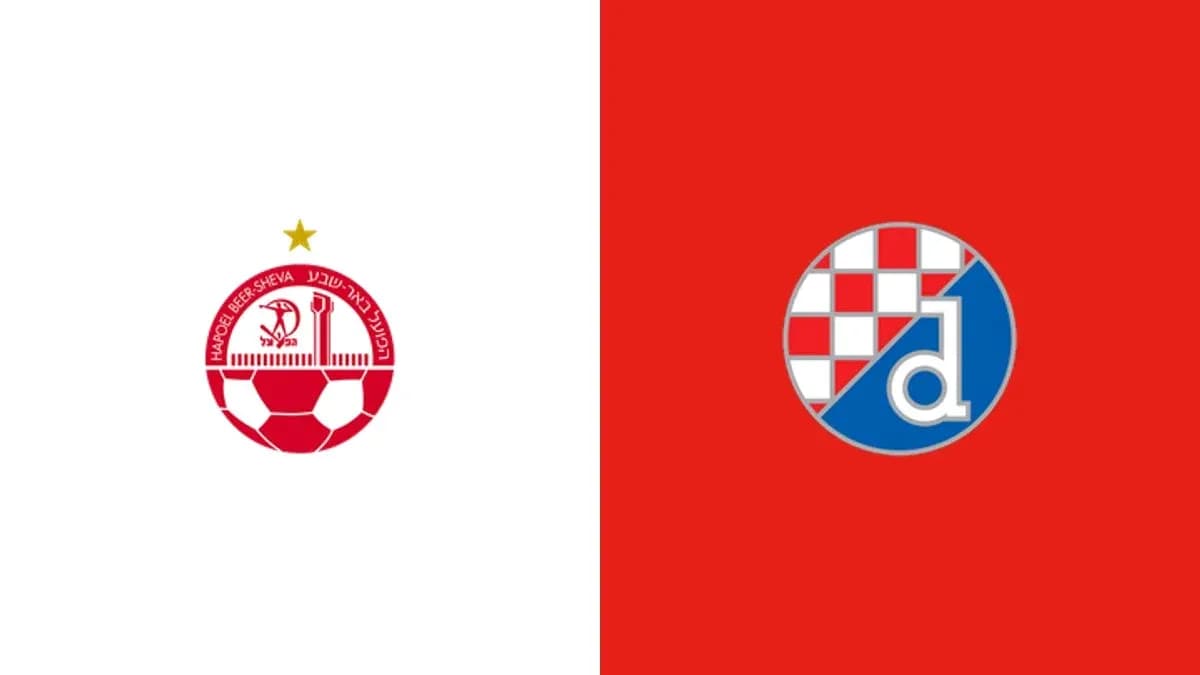 Escudos de Hapoel Beer Sheva y Dinamo Zagreb Escudos de Hapoel Beer Sheva y Dinamo Zagreb