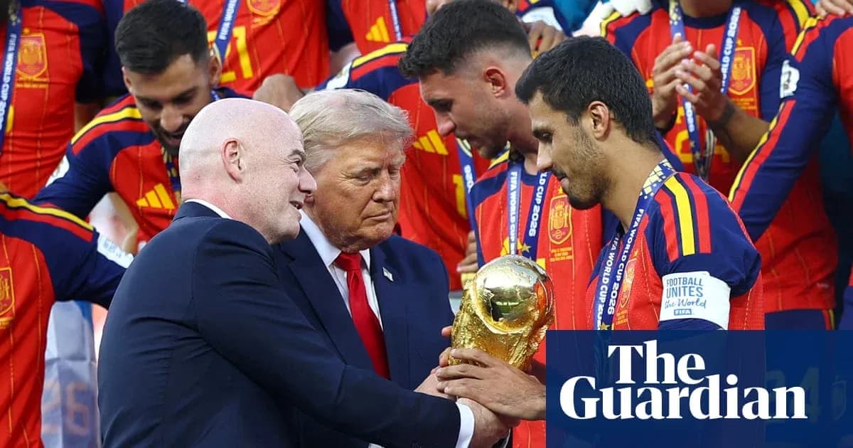 Entrega de la Copa del Mundo a España tras victoria Entrega de la Copa del Mundo a España tras victoria