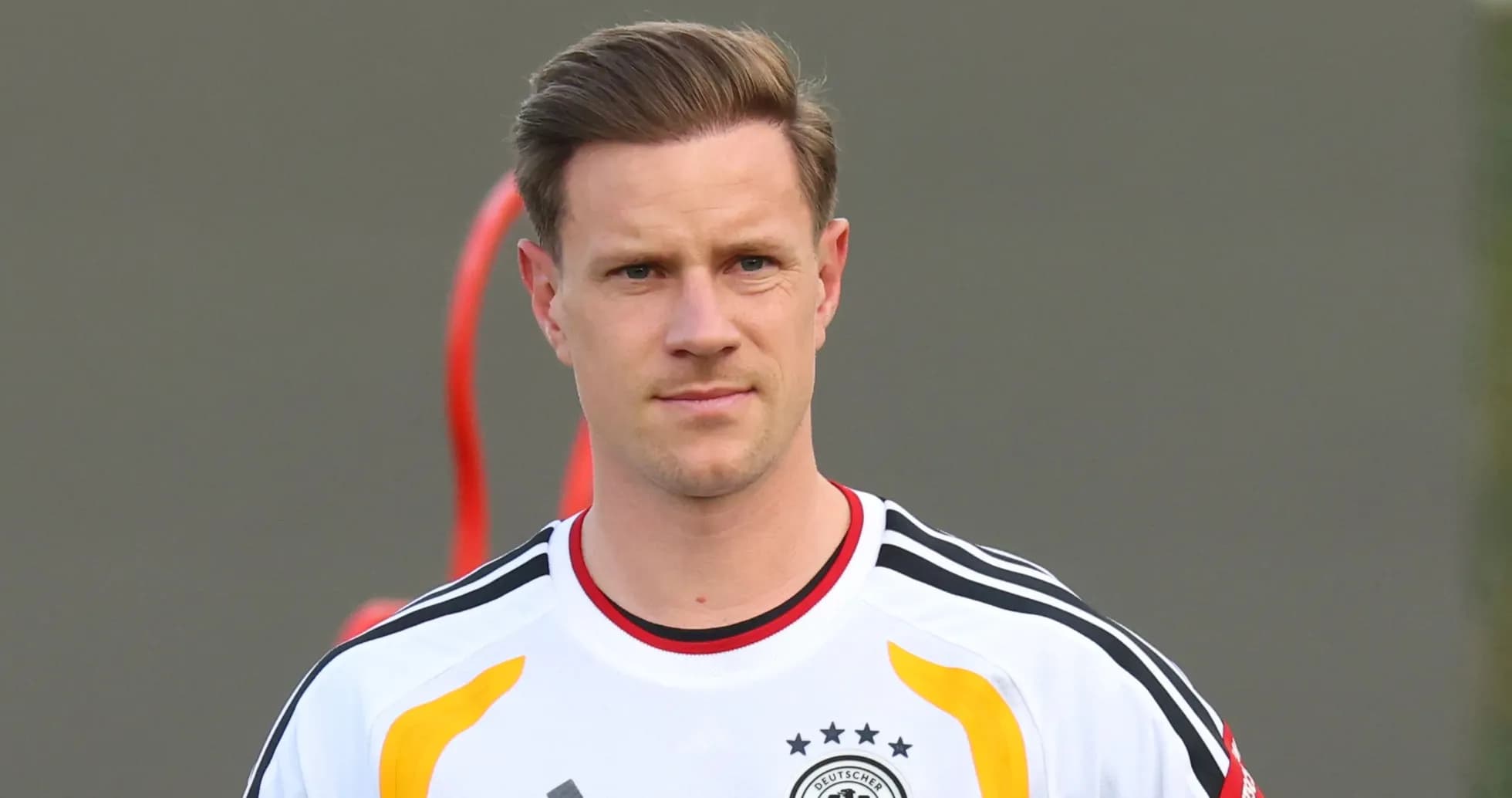 Jugador de Alemania en sesión de entrenamiento Jugador de Alemania en sesión de entrenamiento