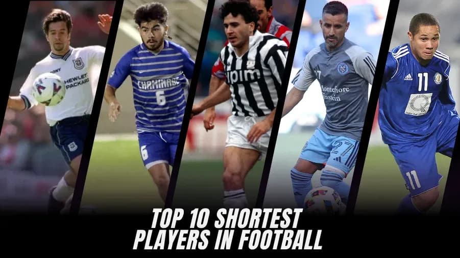 Los 10 Futbolistas Más Bajos del Mundo en 2026 Los 10 Futbolistas Más Bajos del Mundo en 2026