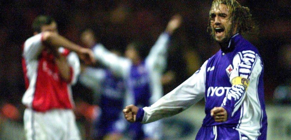 Batistuta regresa para celebrar el centenario de Fiorentina con un doblete en una exhibición memorable Batistuta regresa para celebrar el centenario de Fiorentina con un doblete en una exhibición memorable