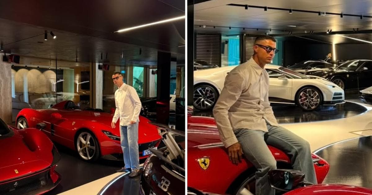 Cristiano Ronaldo revela su colección de supercoches valorada en 21 millones de dólares Cristiano Ronaldo revela su colección de supercoches valorada en 21 millones de dólares