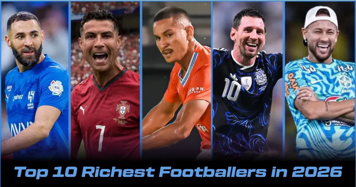 Los 10 Futbolistas Más Ricos del Mundo Activos en 2026 Los 10 Futbolistas Más Ricos del Mundo Activos en 2026